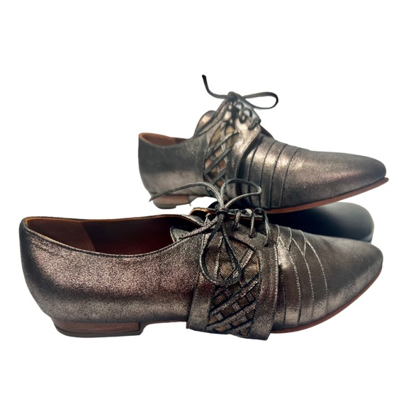 New Luiza Perea Menswear Style Lace-Up Flat with Mesh Detailing. Size EU 38. - Picture 8 of 8
